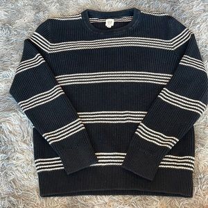 Navy with white stripes Gap sweater